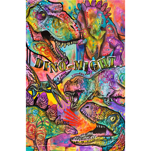 Dino Mite by Dean Russo Mini Poster - 11.5" x 17.5" Laminated