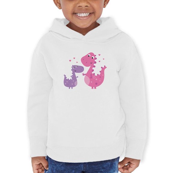 Dino Mom And Dino Baby Hoodie Toddler -Image by Shutterstock,  5 Toddler