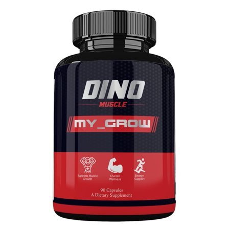 Dino My-Grow Max Support Pills, Dyno MyGrow Max Strength Advanced Support Dietary Supplement for Muscle Strength