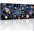 thumbnail image 1 of Dino Outer Space Decor: Astronaut Space Wall Art for Kids Bedroom, Toddler Room, Playroom, 1 of 6