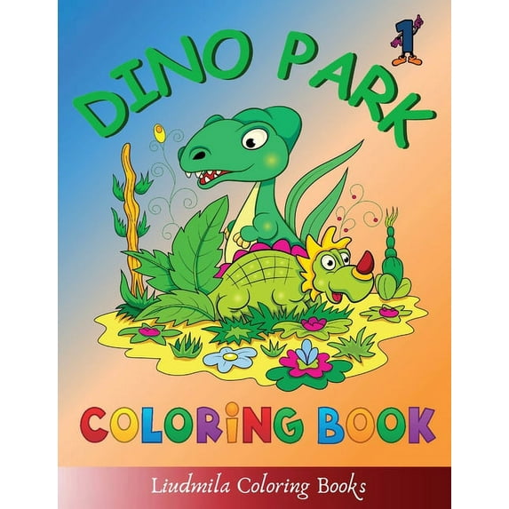 Dino Park Coloring book: Beautiful dinosaurs to color, a coloring book for kids and adults with fantastic drawings of di