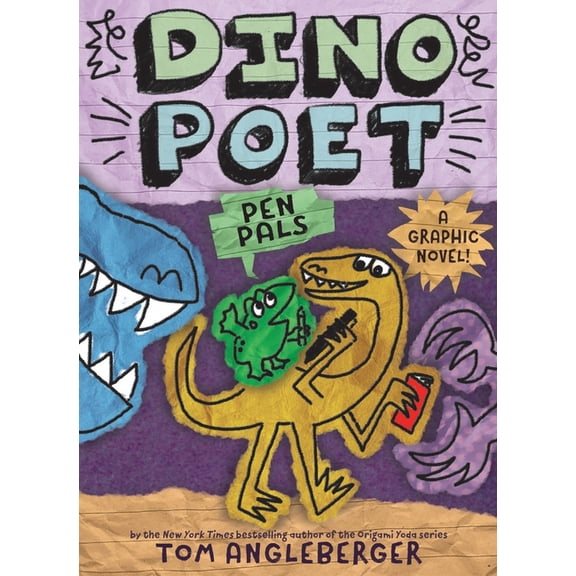 Dino Poet Pen Pals (Dino Poet #2): A Graphic Novel!, (Hardcover)