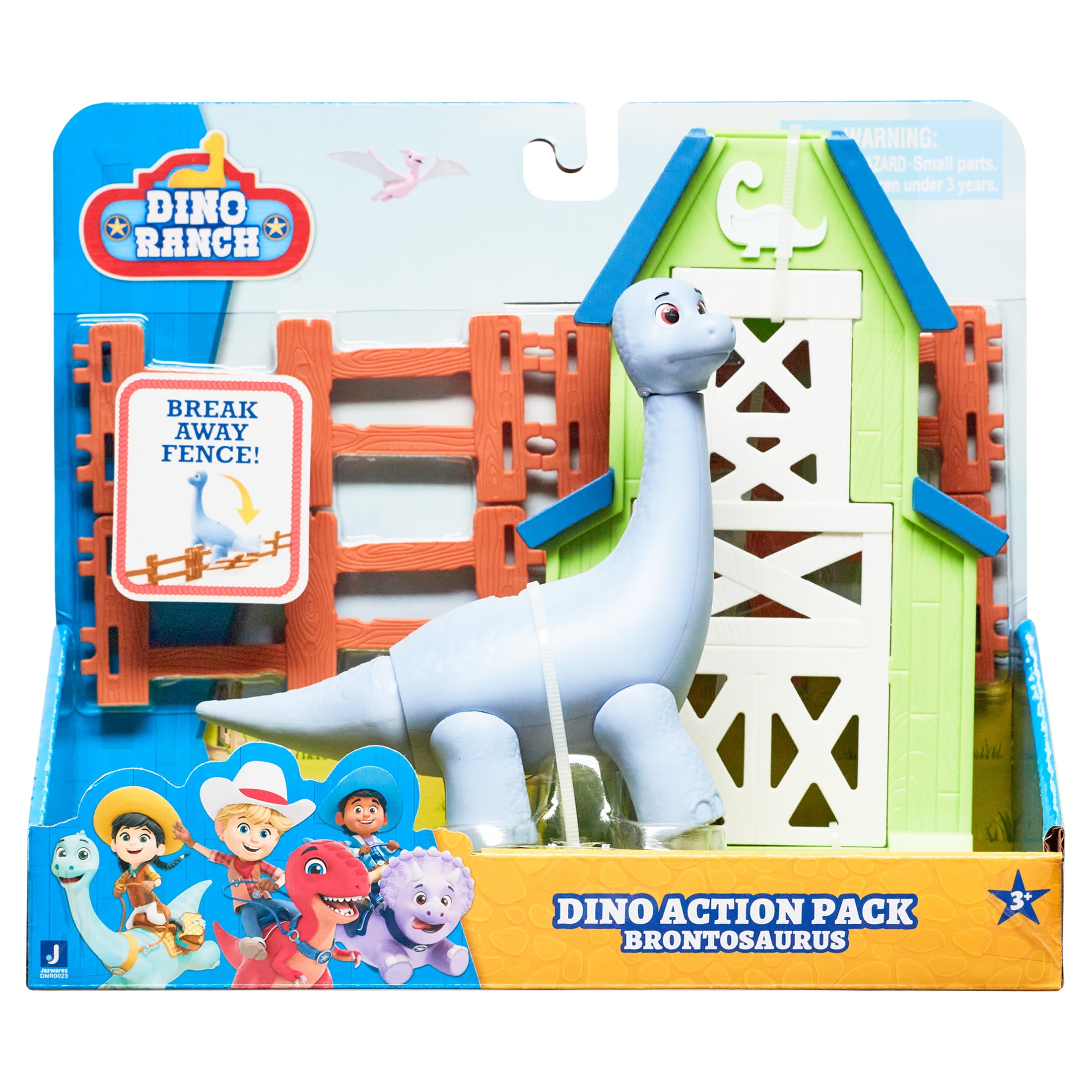 Dino Ranch Action Pack Featuring Brontosaurus 4 Fence Pieces to