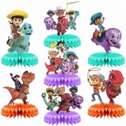 Dino Ranch Honeycomb Centerpieces Table Toppers Decorations for Birthday Party Decor Supplies