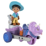 Dino Ranch Miguel and Tango’s Tow Rig Vehicle - Features 5” Dino Tango Tow Rig and 3” Dino Rancher Miguel - Three Styles to Collect - Toys for Kids Featuring Your Favorite Pre-Westoric Ranchers