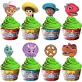 thumbnail image 1 of Dino Ranch Party Supplies - Cupcake Toppers and Wrappers, 1 of 6
