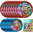 thumbnail image 1 of Dino Ranch Party Supplies Dinnerware Starter Set for 16 Guests, 1 of 9