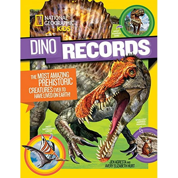 Pre-Owned National Geographic Kids Dino Records: The Most Amazing Prehistoric Creatures Ever to Have Lived on Earth! (Paperback) 1426327943 9781426327940