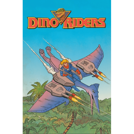 Dino-Riders 1988 Poster 24x36 - Animated Adventure Sci-Fi Dinosaurs ...