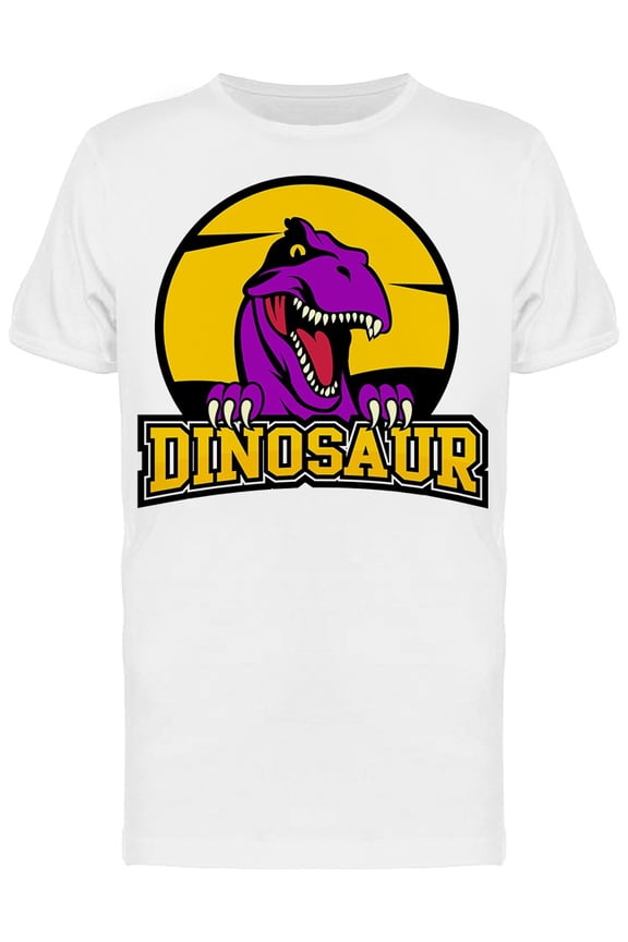 Dino Slogan Design Tee Men's -Image by Shutterstock