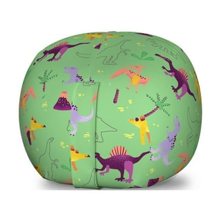 Dinosaur Beanbag Chairs for Boys, Stuffed Animal Storage for Kids, Boy Room  Decor, Large Size 22x24 Inch Velvet Extra Soft(STUFFING NOT INCLUDED) 