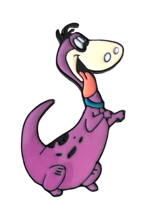 The Purple Dinosaur Cartoon Character Enamel Metal Pin