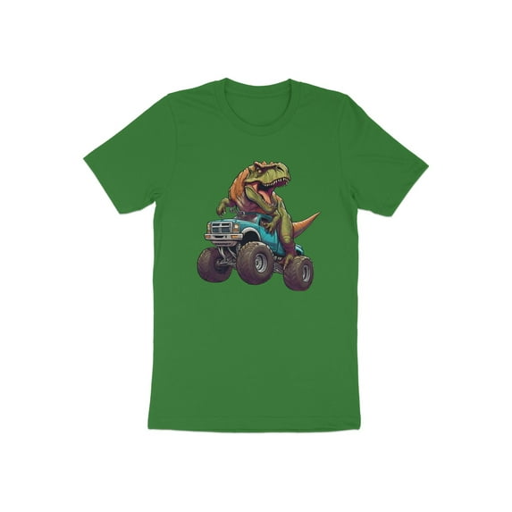 Dino Trex Dinosaur Driving Monster Truck Gift Men Women Kids T-Shirt Trex Dinosaur Truck Birthday Holiday Presents Gift Tshirt
