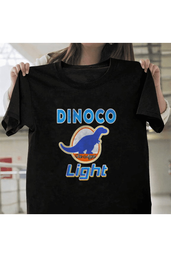 Dinoco Light Distressed Cars Movie Sponsor Retro Racing Team Logo Unisex T-Shirt, up to size 3XL.