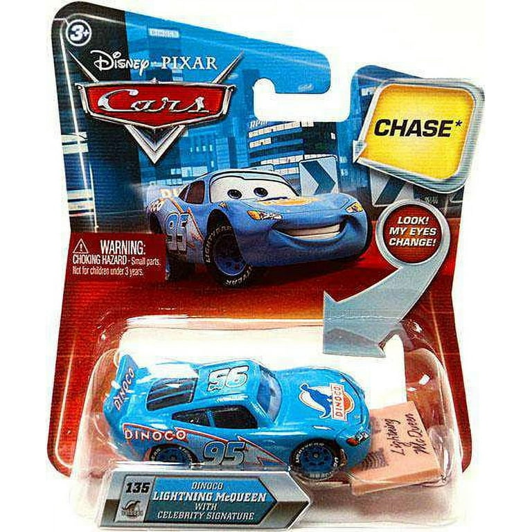 カーズ マテル マックイーン WITH CELEBRITY SIGNATURE Dinoco Lightning Mcqueen with Celebrity Signature Diecast Car
