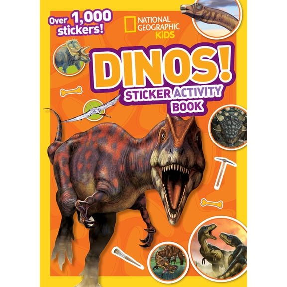 Dinos Sticker Activity Book [With Sticker(s)] (Paperback)