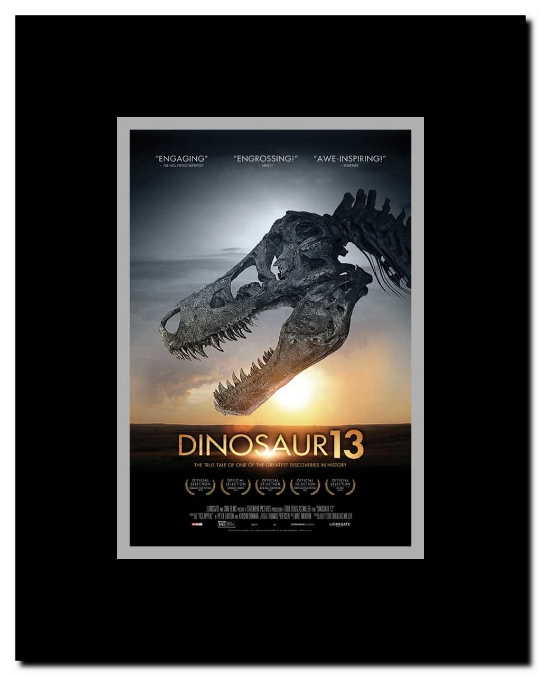 Dinosaur 13 Framed Movie Poster