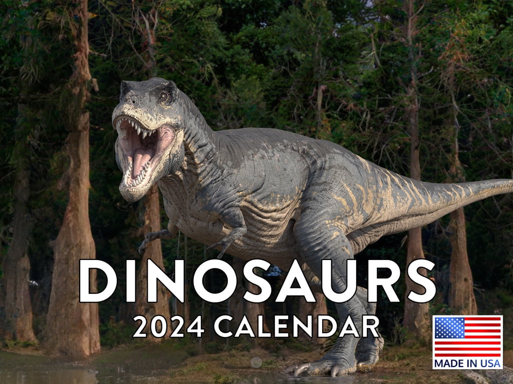 Dinosaur 2024 Wall Calendar Dinosaur 2024 Calendar