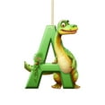 Dinosaur 26 Letters Acrylic Pendant Home Decoration Car Pendant