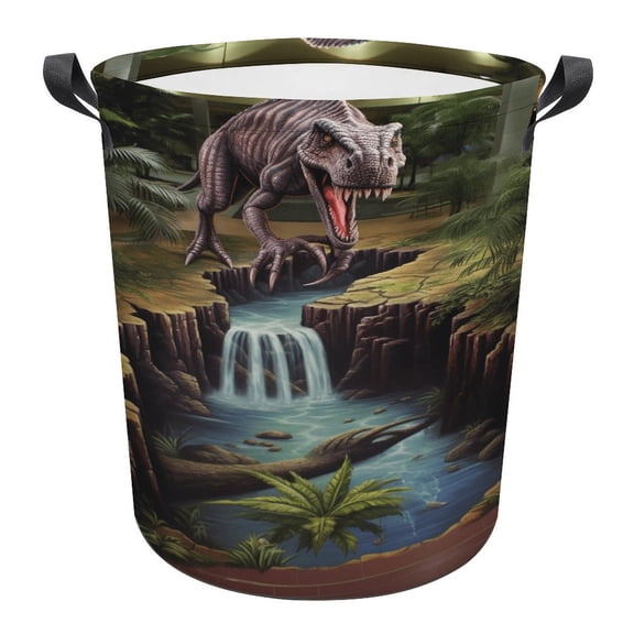 Dinosaur 3D Pattern Laundry Basket Storage Basket Controller Clothes Organizer Bin Waterproof