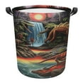 thumbnail image 1 of Dinosaur 3D Pattern Print Foldable Laundry Basket for Clothes Storage Hamper, 1 of 8