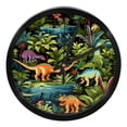 thumbnail image 1 of Dinosaur 9.8 Inches Silent Non-Ticking Round Digital Wall Clock for Bedroom Living Room Kitchen Bathroom Decoration Battery Operated Easy to Read, 1 of 6
