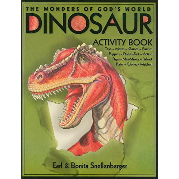 Pre-Owned The Wonders of God's World Dinosaur Activity Book (Paperback) 0890515158 9780890515150