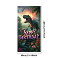 thumbnail image 1 of Dinosaur Adventure Banner Colorful Design Jungle Theme Roaring Dinosaur Backdrop for Kids Party Event Decoration Celebration, 1 of 7