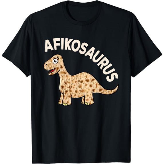 Dinosaur Afiko Tee Hebrew Passover Jewish Funny T-Shirt