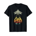 thumbnail image 1 of Dinosaur Alien Abduction Retro Sunset Vintage UFO Spaceship T-Shirt, 1 of 5