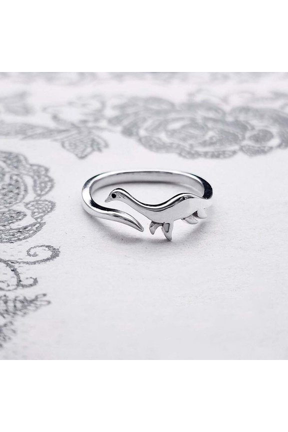 Dinosaur Animal Ring Tyrannosaurus Stegosaurus Open Rings For Women Jewelry