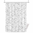 thumbnail image 1 of Dinosaur Animal Shower Curtain, 72" x 84", Abstract Dinosaur Sketching Side Cartoon Waterproof Bathroom Curtain Washable Shower Curtain Set with 12 Hooks, 1 of 8