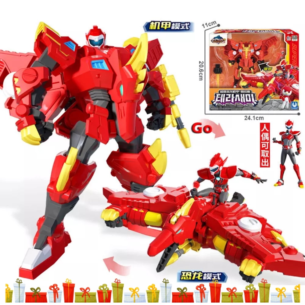 Dinosaur Armorbot Transform T-Rex Robot Figures Toys Transfiguration ...