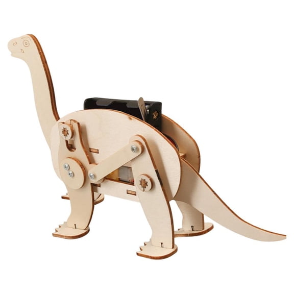 Dinosaur Assembly Kit DIY Dinosaur Building Kit Wood Material Science Toy for Kids and Adults Learning