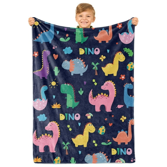 Dinosaur Baby Blankets for Boys and Girls, Dinosaur Baby Blanket, Super Soft Fleece Dino Blankets for Kids Newborns Baby, Dinosaur Blankets for Boys Girls Baby Shower Gifts for Bed Couch(60"x80")