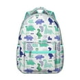 thumbnail image 1 of Dinosaur Backpack for Work - Professional Yet Fun Waterproof Laptop Backpack, Multiple Pockets for Organization - Trendy Dinosaur Print Design, 1 of 6