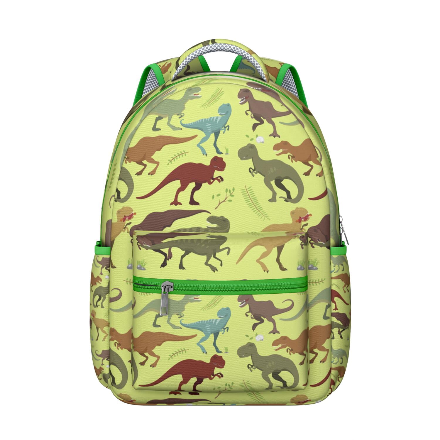 Dinosaur Backpack for Work & School - High Capacity Waterproof Bag, Anti-Theft Zipper Pockets, Comfortable Carry, Trendy Dinosaur Theme