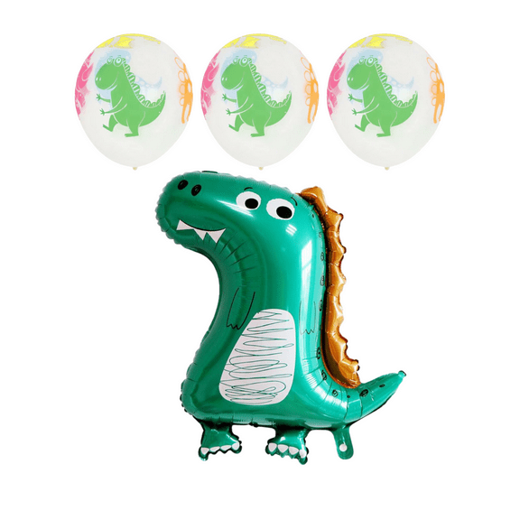Dinosaur Balloon Foil Mylar Prehistoric Celebration Balloon