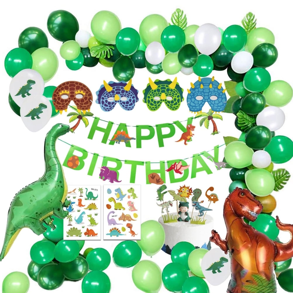 Dinosaur Birthday Party Decoration Set Jungle Theme Party Supplies ...