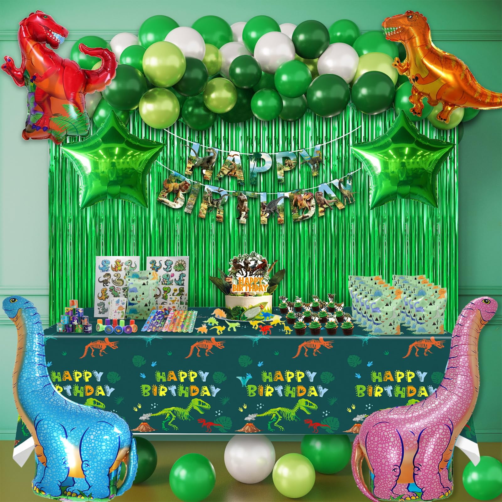 Dinosaur Birthday Party Decorations Supplies Kit ZLK1 for Kids, Dino — free download