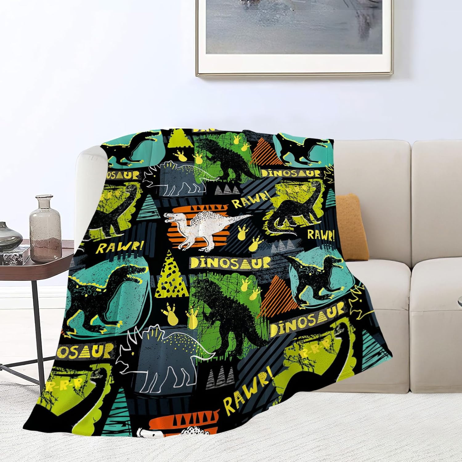 Bedding Blankets Dinosaur Fleece Blanket Dinosaur Blanket Dinosaur