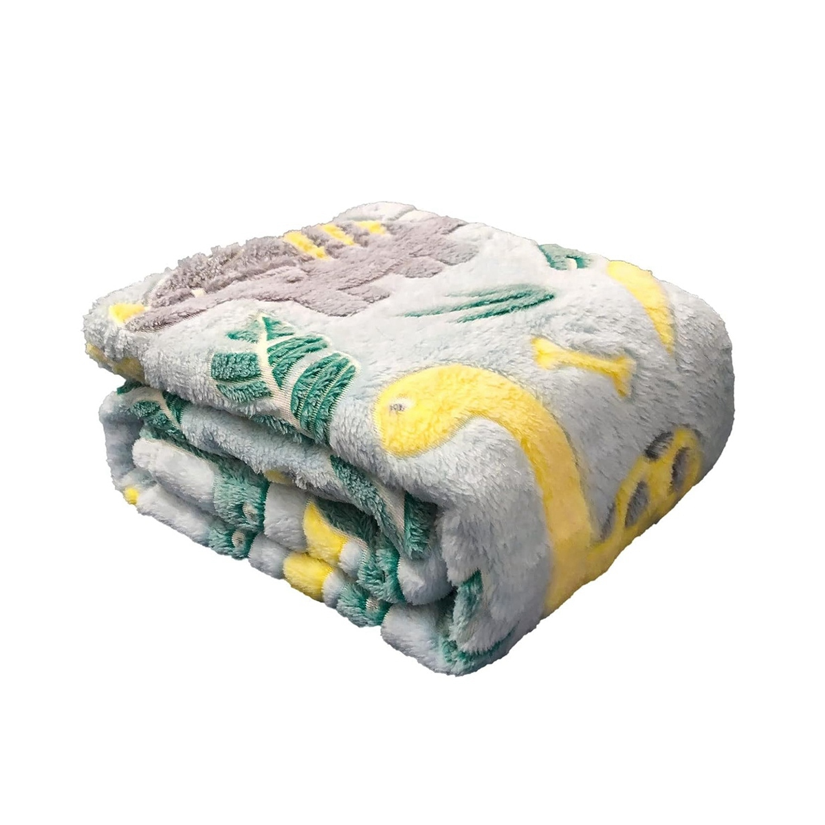 Dinosaur Blanket for Boys, Glow in the Dark Blanket for Kids, Toddler