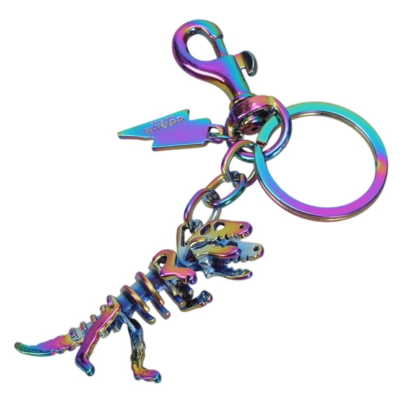 Dinosaur Bone Key Holder Vibrant Coating Keychain Fashionable Bag Charm Decoration for Trendsetter Creative Gift