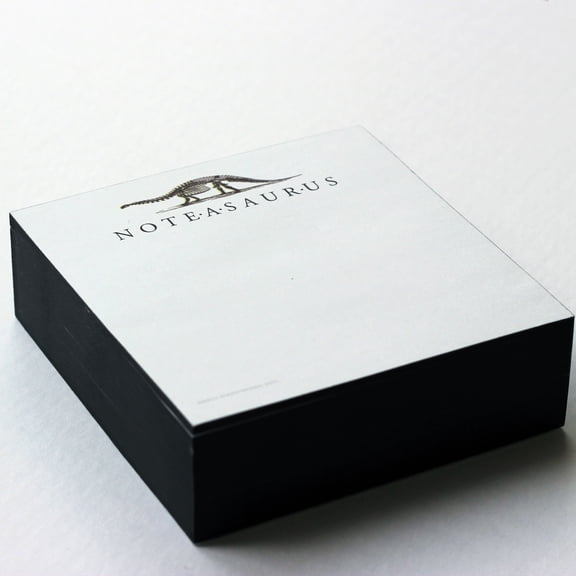 Dinosaur (Bones) Note-A-Saurus Sticky Note Cube - 3 3/8" x 3 3/8" x 1" (86mm x 86mm x 25mm)