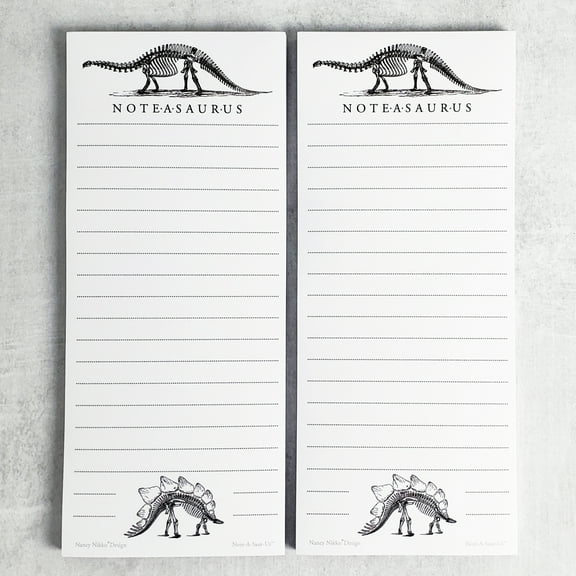 Dinosaur Bones Notepads - Set of 2