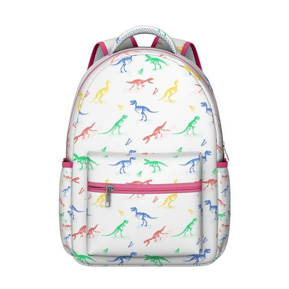 Dinosaur Bookbag - Large Waterproof Backpack for Daily Use, Lightweight & Sturdy, Fashionable Dinosaur Pattern for School & Commuting