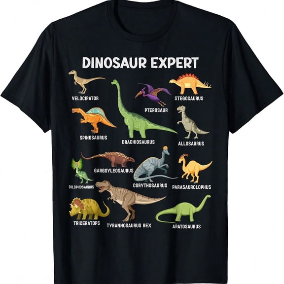 Dinosaur Boys Tee for Kids Adult Toddler Cute s Dinosaur T-Shirt.