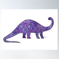 thumbnail image 1 of Dinosaur Brontosaurus 62019 Poster Wall Art, Modern Wall Decor For Living Room Bedroom, 12x18 UNFRAMED, 1 of 3
