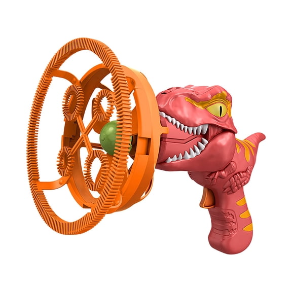 Dinosaur Bubble , Automatic Bubble Blower Machine with 360° Rotating Wand, Handheld Dino Bubble Maker Outdoor Summer