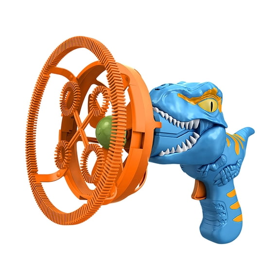 Dinosaur Bubble , Automatic Bubble Blower Machine with 360° Rotating Wand, Handheld Dino Bubble Maker Outdoor Summer